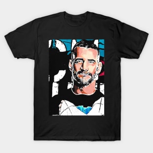 CM Punk WWE AEW painting T-Shirt